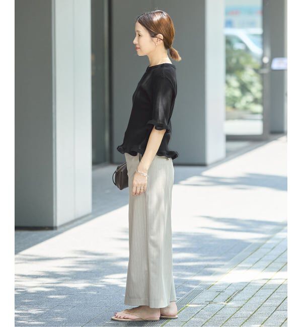 IENA「《WEB限定/追加》オーガニックコットン WAVE Tシャツ」|Tシャツ・カットソー|