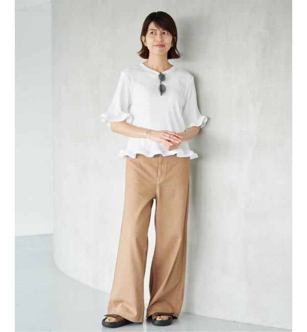 IENA「《WEB限定/追加》オーガニックコットン WAVE Tシャツ」|Tシャツ・カットソー|