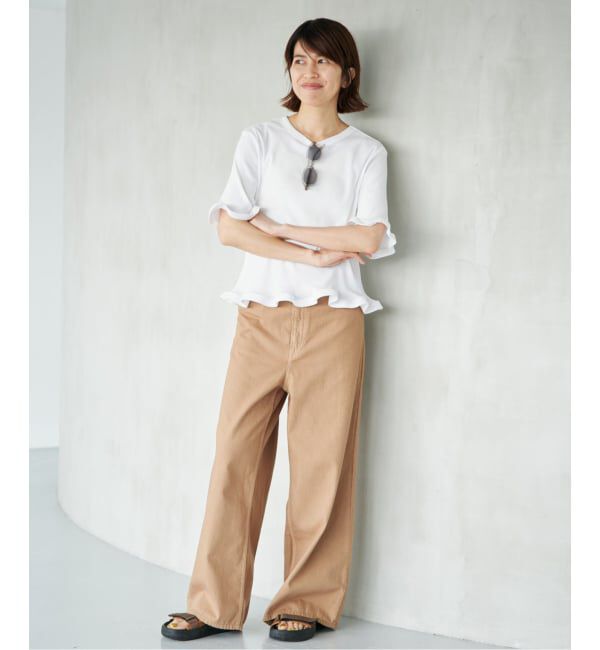 IENA「《WEB限定/追加》オーガニックコットン WAVE Tシャツ」|Tシャツ・カットソー|