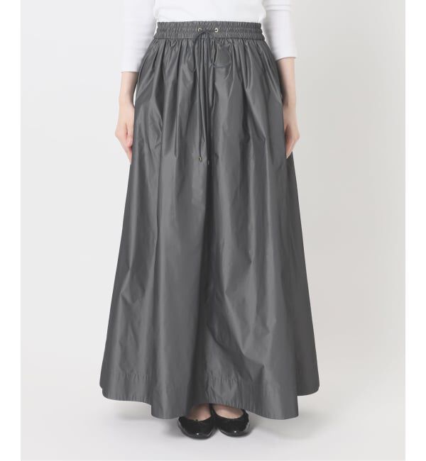 IENA「《一部カラー店舗限定》シャンブレータフタギャザースカート」|スカート|