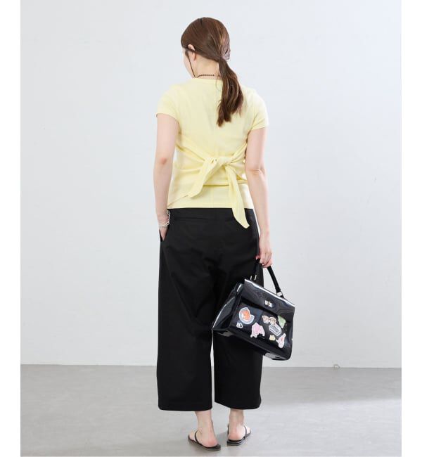 IENA「オーガニックコットンミックスバレルパンツ」|スラックス|