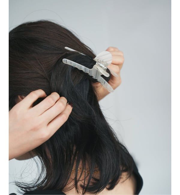 VERMEIL par iena「SUI AVA/スイ アバ Ordinary Biggest ヘアクリップ」|その他|ホワイト