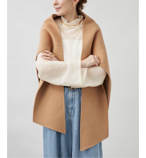 VERMEIL par iena「《予約》woolリバー2WAYストール」|ストール|
