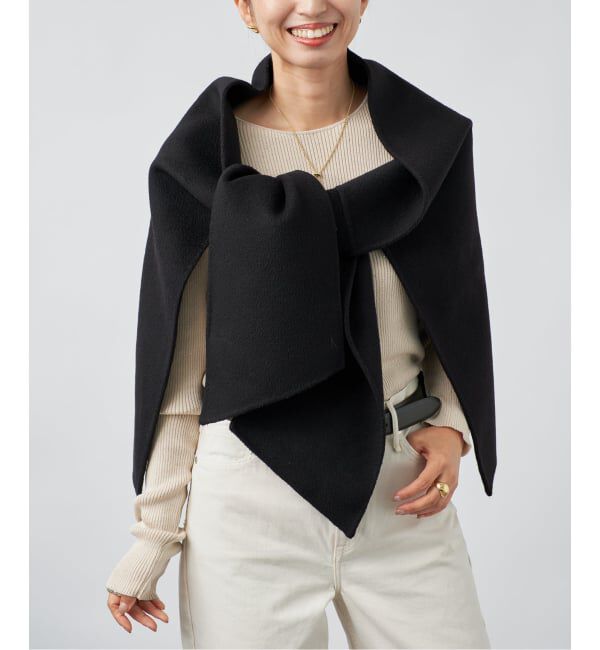 VERMEIL par iena「《予約》woolリバー2WAYストール」|ストール|