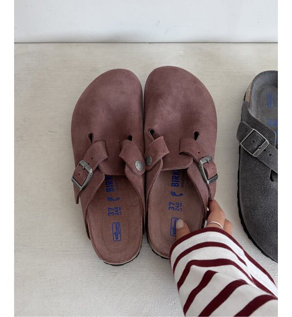 SLOBE IENA「《WEB限定サイズあり/予約》BIRKENSTOCK/ビルケンシュトック Boston」|スリッポン|