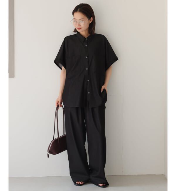 SLOBE IENA「《2枚セット》デニムライクセットアップ」|シャツ・ブラウス|