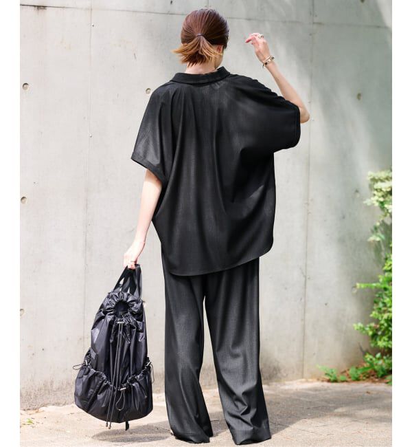SLOBE IENA「《2枚セット》デニムライクセットアップ」|シャツ・ブラウス|