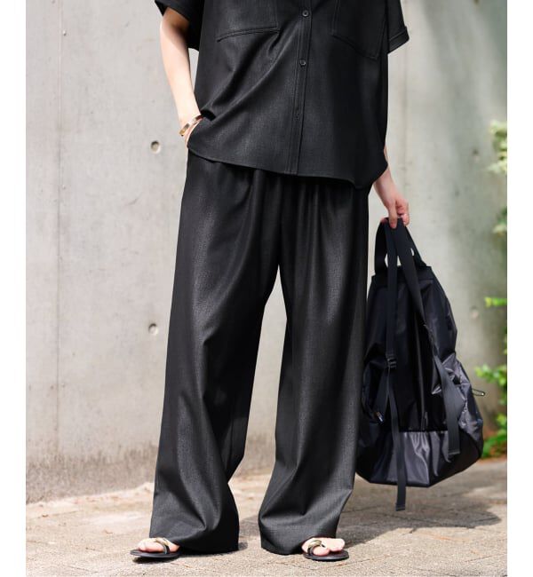 SLOBE IENA「《2枚セット》デニムライクセットアップ」|シャツ・ブラウス|