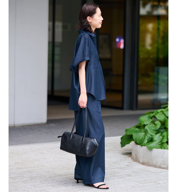 SLOBE IENA「《2枚セット》デニムライクセットアップ」|シャツ・ブラウス|
