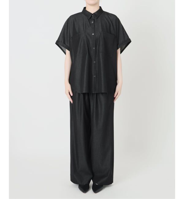 SLOBE IENA「《2枚セット》デニムライクセットアップ」|シャツ・ブラウス|