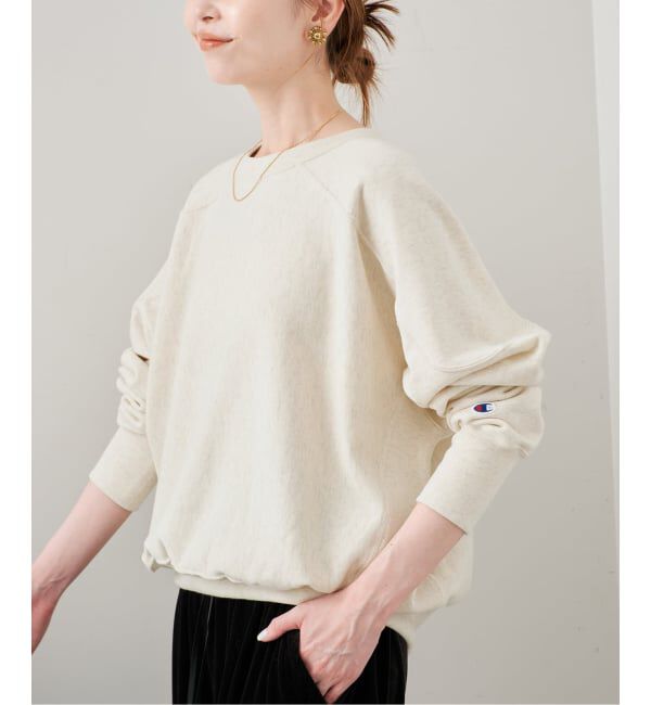 SLOBE IENA「《予約》Champion/チャンピオン SLOBE別注 ラグランスウェット」|スウェット・ジャージ|