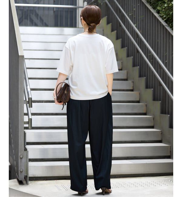 IENA「LOGOプリント PHOTO Tシャツ」|Tシャツ・カットソー|