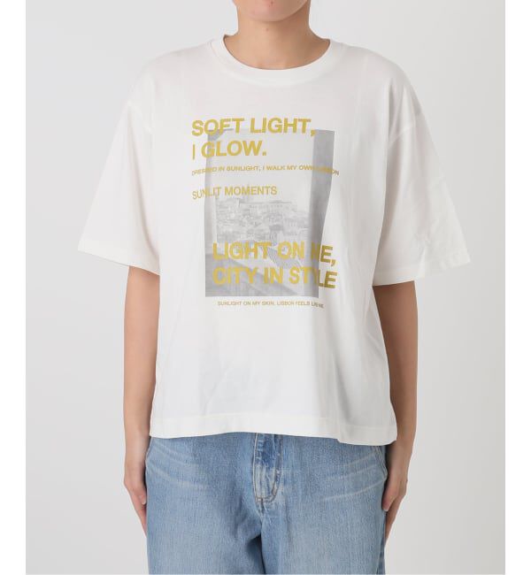 IENA「LOGOプリント PHOTO Tシャツ」|Tシャツ・カットソー|