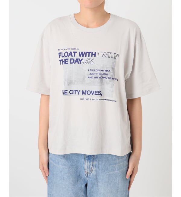 IENA「LOGOプリント PHOTO Tシャツ」|Tシャツ・カットソー|