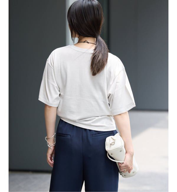 IENA「LOGOプリント PHOTO Tシャツ」|Tシャツ・カットソー|