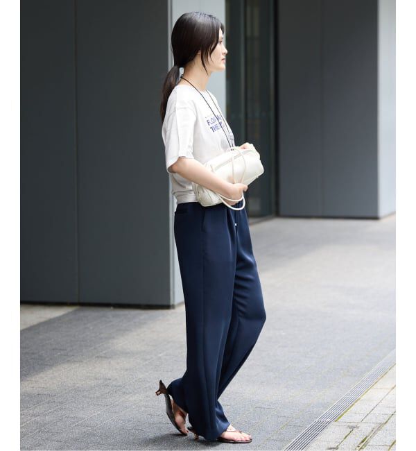 IENA「LOGOプリント PHOTO Tシャツ」|Tシャツ・カットソー|