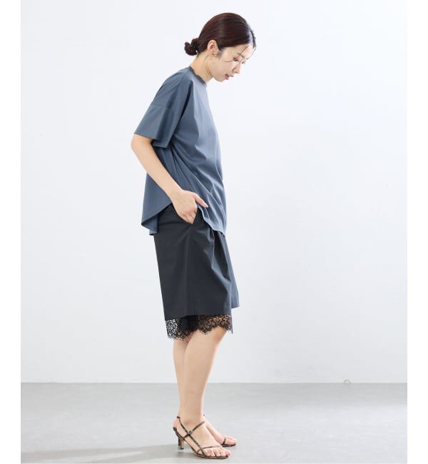 IENA「ボトルネック ラウンドTシャツ」|Tシャツ・カットソー|