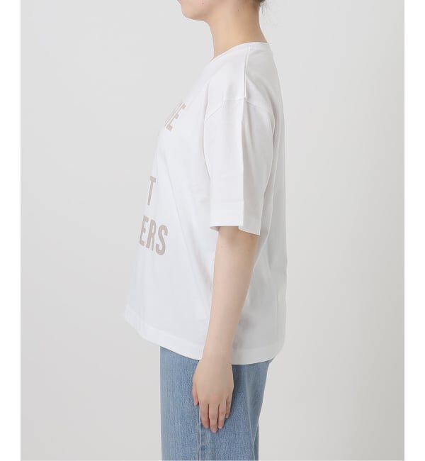IENA「コットンフロントロゴTシャツ」|Tシャツ・カットソー|