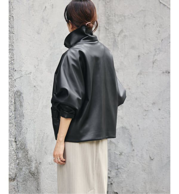 IENA「《予約》VACHEMENT/ヴァシュモン ECO LEATHER BZ ブルゾン VN-13A-409」|ライダースジャケット|
