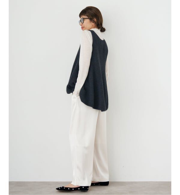 IENA「《追加予約》enrica/エンリカ FLARE KNIT TOP KNIT246」|ニット・セーター|