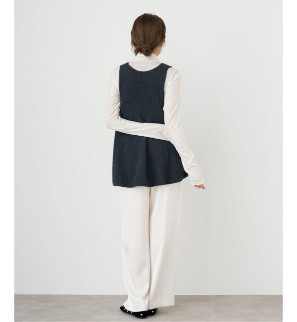 IENA「《追加予約》enrica/エンリカ FLARE KNIT TOP KNIT246」|ニット・セーター|