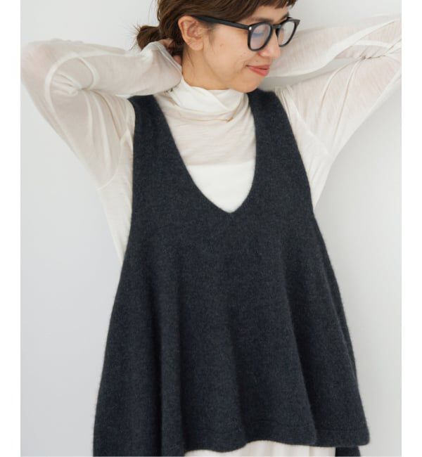 IENA「《追加予約》enrica/エンリカ FLARE KNIT TOP KNIT246」|ニット・セーター|