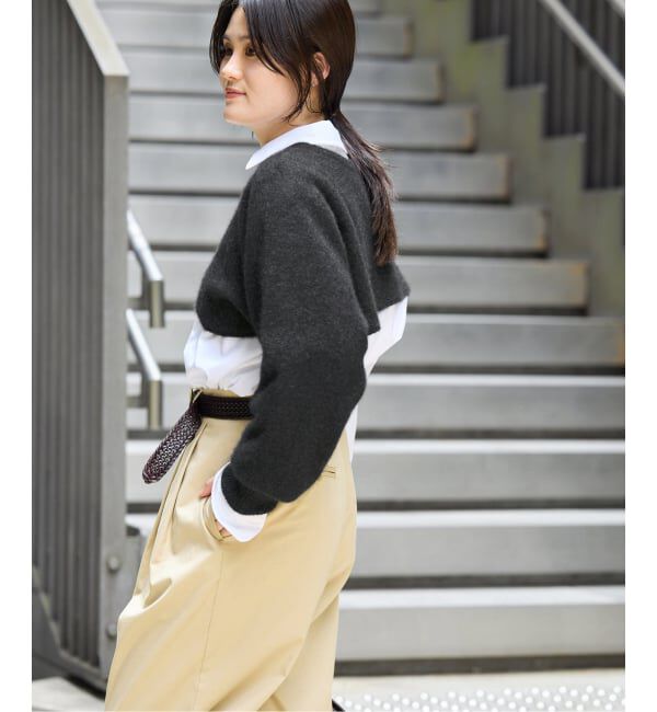 IENA「《予約》enrica/エンリカ LAYERED KNIT ニット KNIT296」|ニット・セーター|