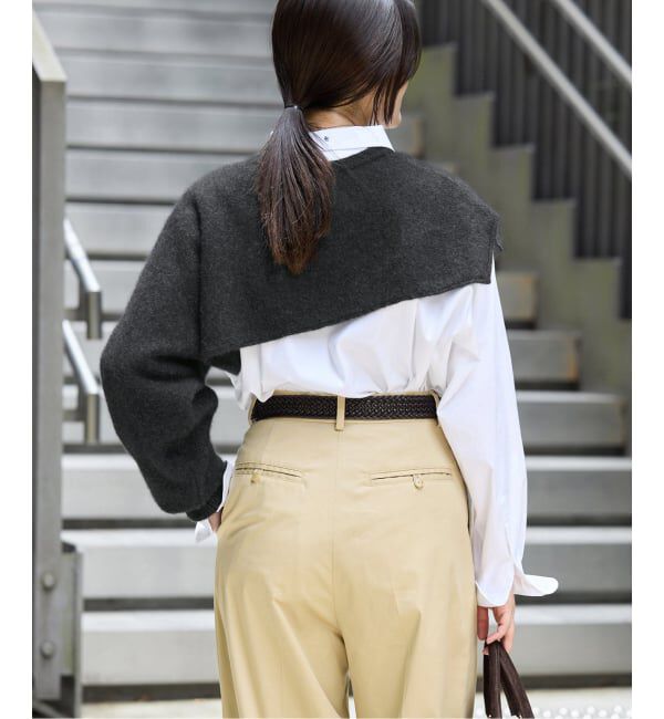 IENA「《予約》enrica/エンリカ LAYERED KNIT ニット KNIT296」|ニット・セーター|