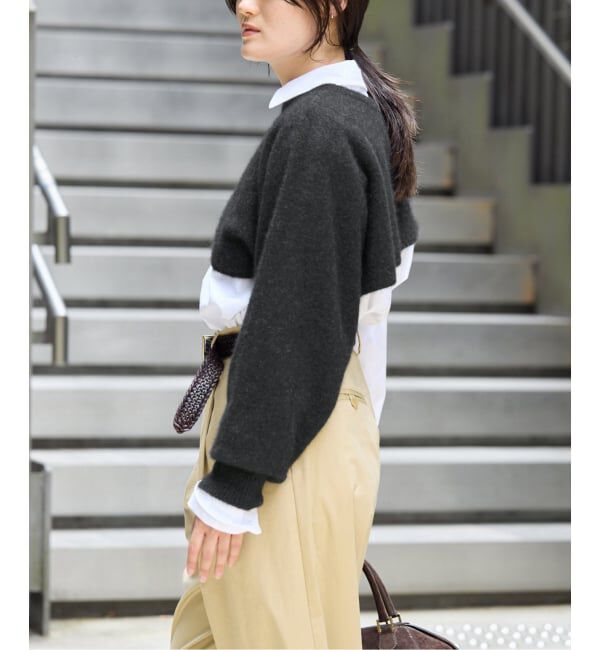 IENA「《予約》enrica/エンリカ LAYERED KNIT ニット KNIT296」|ニット・セーター|