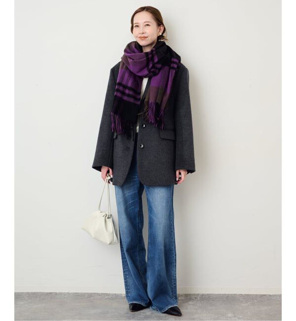 SLOBE IENA「《追加予約》TWEED MILL/ツイードミル ストール」|ストール|
