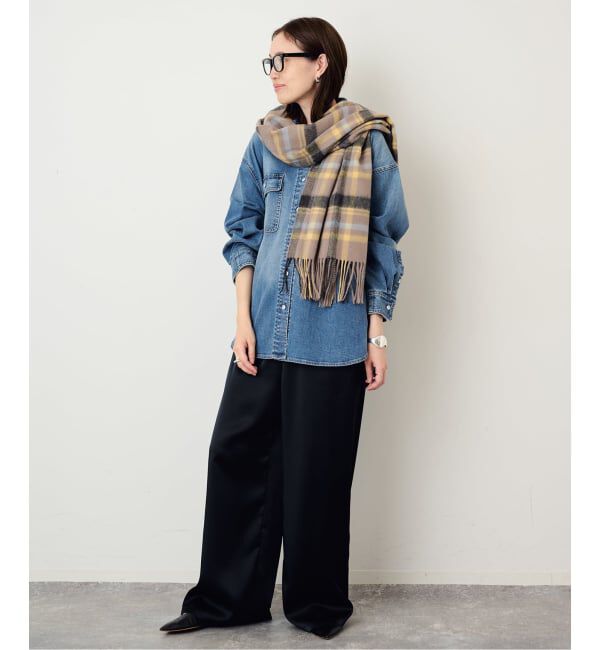 SLOBE IENA「《追加予約》TWEED MILL/ツイードミル ストール」|ストール|