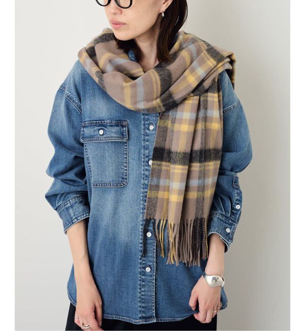 SLOBE IENA「《追加予約》TWEED MILL/ツイードミル ストール」|ストール|
