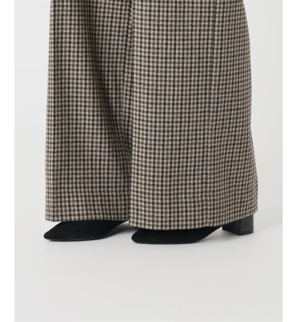 IENA「《予約》COUTURE D'ADAM/クチュールドアダム 別注 Shepherd Check Wide PT  26AW-078」|スラックス|