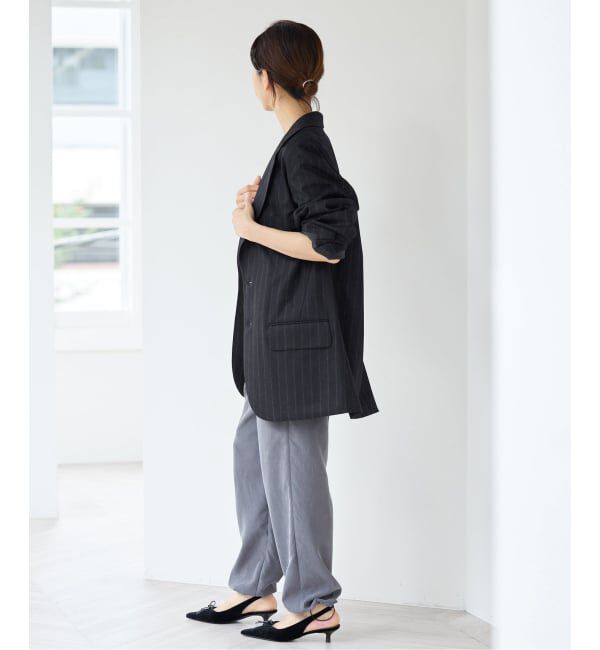IENA「《予約》COUTURE D'ADAM/クチュールドアダム 別注 CashmereBlendStripe JK 26AW-013」|その他|