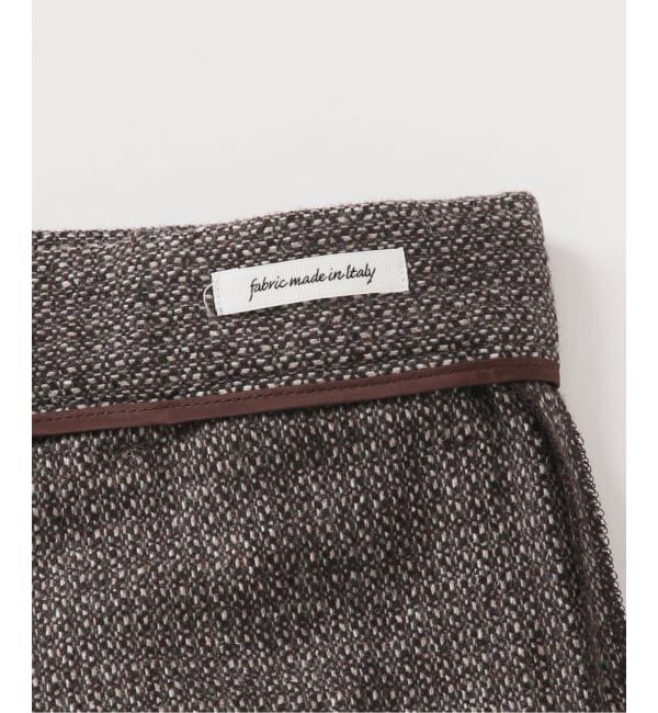 IENA「《予約》COUTURE D'ADAM/クチュールドアダム Italian Tweed Wide PT 26AW-078」|スラックス|