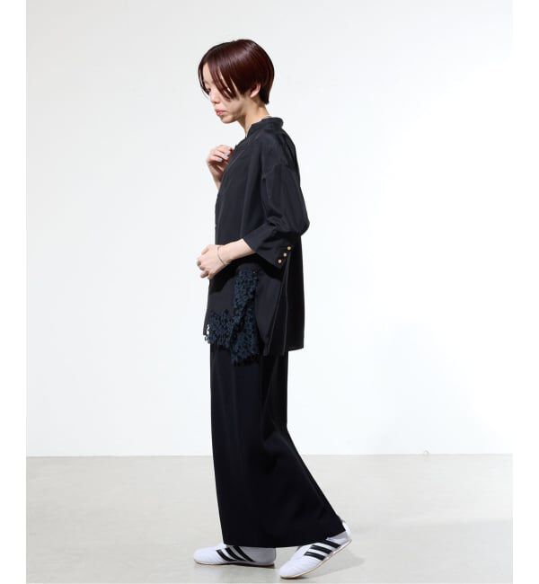 IENA「《追加2予約/接触冷感/防シワ》ストレッチジョーゼット Iラインスカート」|スカート|