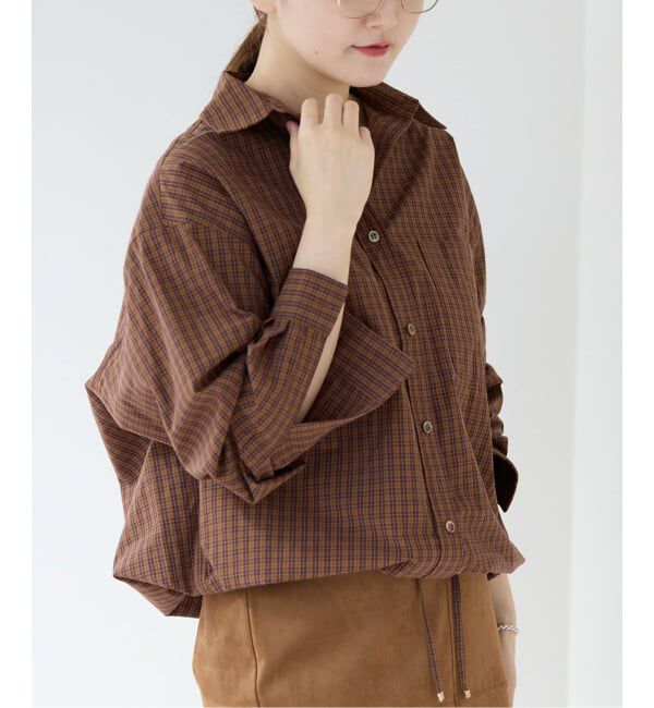 IENA「《予約》オーガニックコットンドロストシャツ」|シャツ・ブラウス|