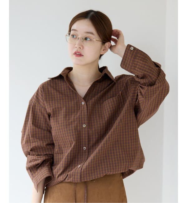 IENA「《予約》オーガニックコットンドロストシャツ」|シャツ・ブラウス|