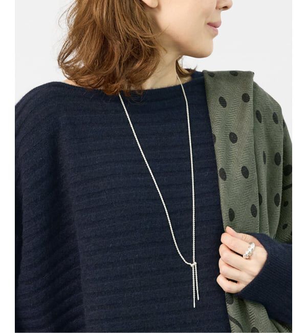 VERMEIL par iena「PLOW プラウ ネックレス SILVER 90cm NE230111SNO」|ネックレス|シルバー