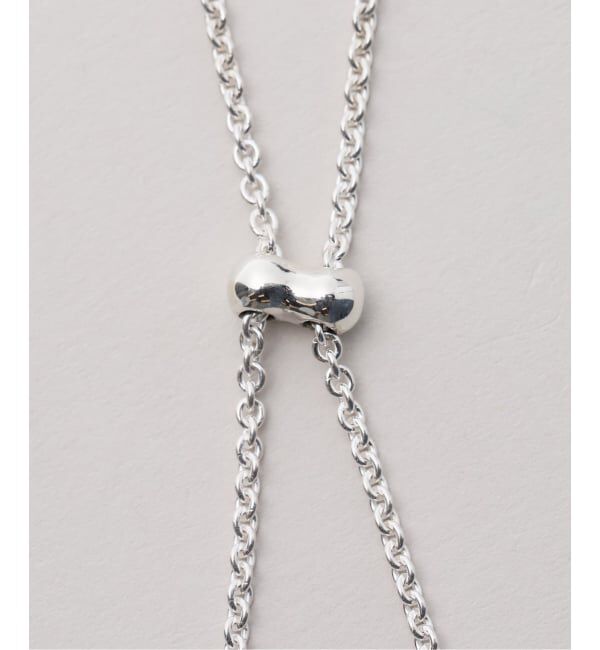 VERMEIL par iena「PLOW プラウ ネックレス SILVER 90cm NE230111SNO」|ネックレス|