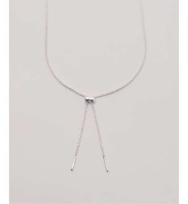 VERMEIL par iena「PLOW プラウ ネックレス SILVER 90cm NE230111SNO」|ネックレス|