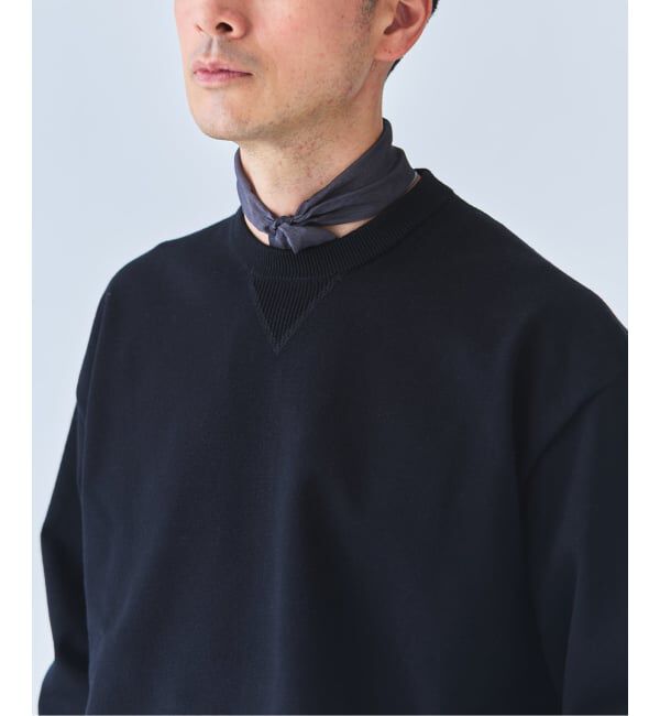 EDIFICE「《予約》《EDIFICE by PIPPIOLINO》コットン プレーディング クルーネック（WEB限定）」|スウェット・ジャージ|