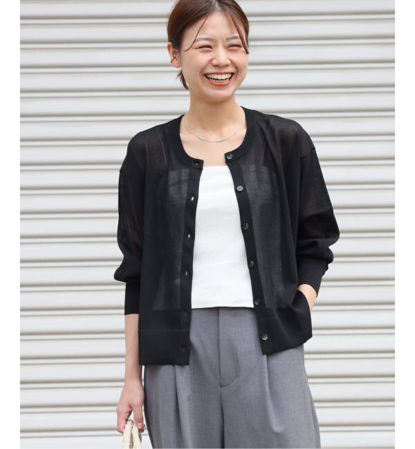 JOURNAL STANDARD relume「《追加》ウォッシャブルクロップドカーディガン」|カーディガン|