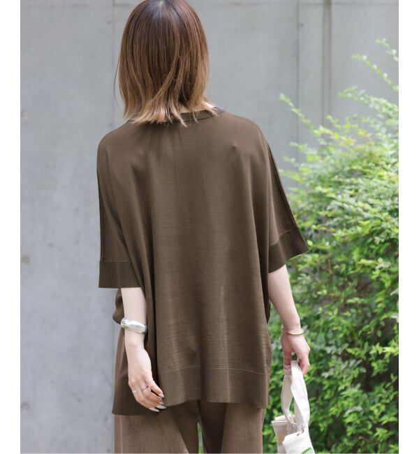 JOURNAL STANDARD relume「《追加5》接触冷感 / ウォッシャブルクールポンチョプルオーバー」|ニット・セーター|