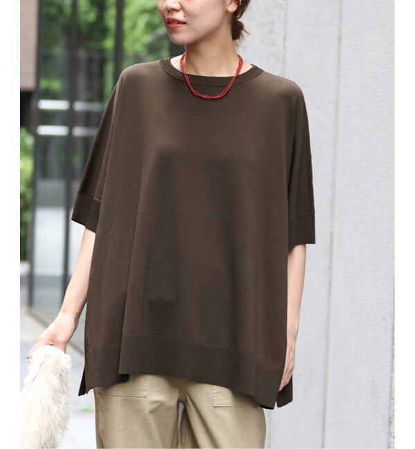 JOURNAL STANDARD relume「《追加5》接触冷感 / ウォッシャブルクールポンチョプルオーバー」|ニット・セーター|