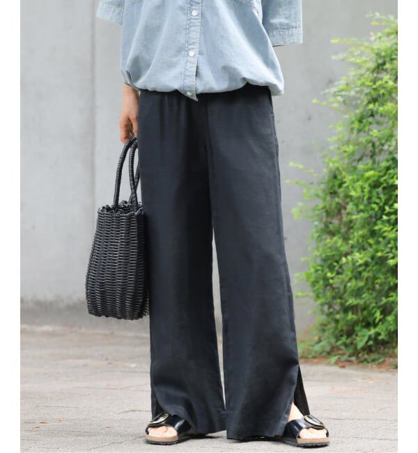 JOURNAL STANDARD relume「《一部WEB限定追加5》麻スリットイージーパンツ」|その他|