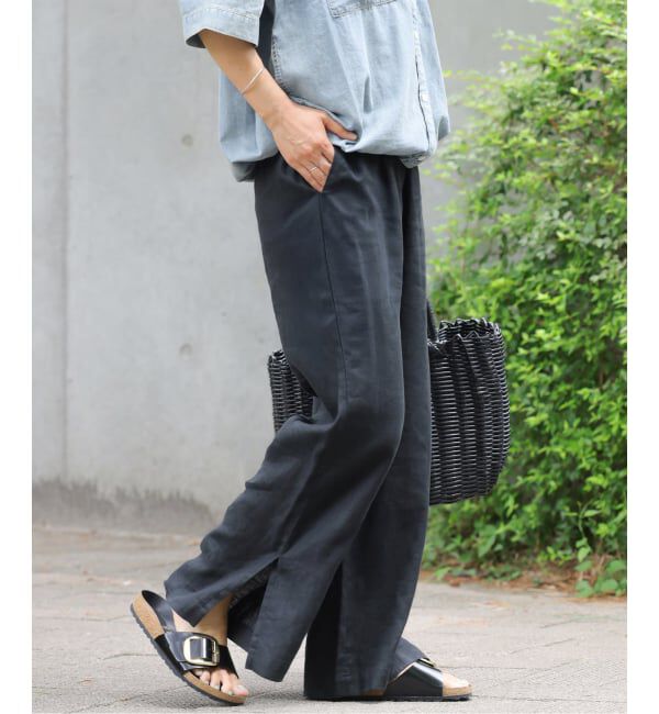 JOURNAL STANDARD relume「《一部WEB限定追加5》麻スリットイージーパンツ」|その他|