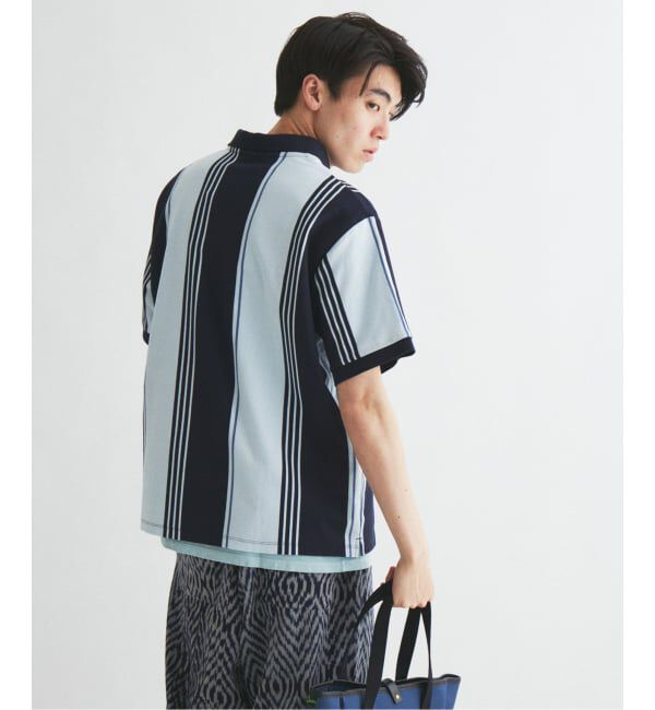 JOURNAL STANDARD「FRED PERRY / フレッドペリー 別注 ストライプ ピケ ポロシャツ」|ポロシャツ|