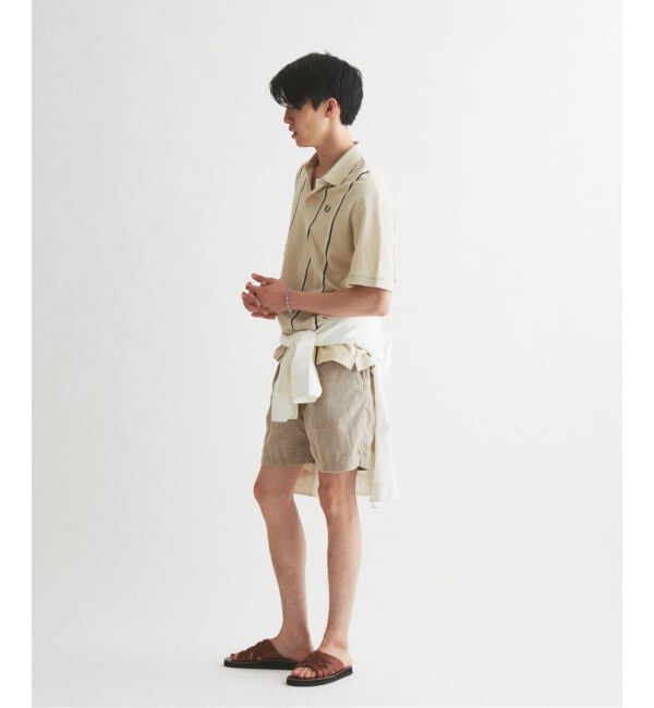 JOURNAL STANDARD「FRED PERRY / フレッドペリー 別注 ストライプ ピケ ポロシャツ」|ポロシャツ|