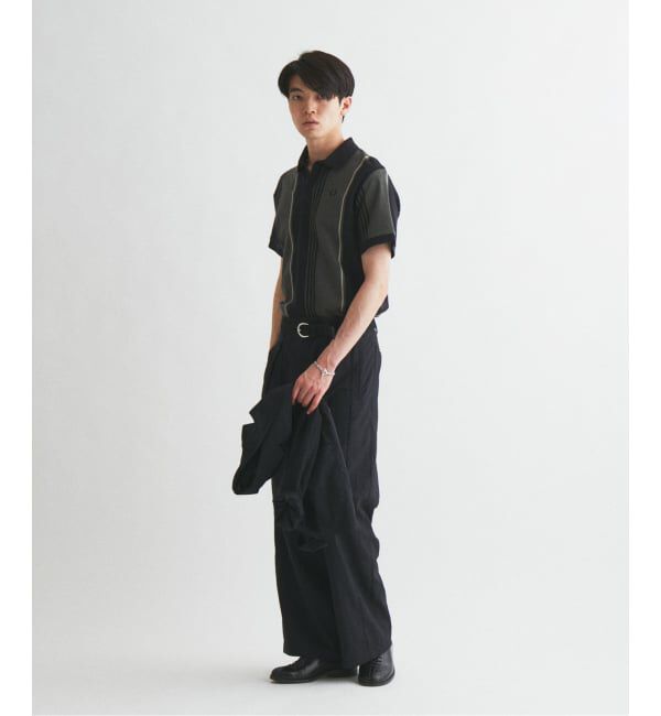 JOURNAL STANDARD「FRED PERRY / フレッドペリー 別注 ストライプ ピケ ポロシャツ」|ポロシャツ|